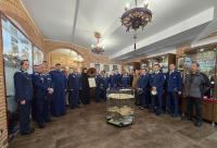 Militarii de la Baza 95 Aeriana Bacău, la Mănăstirea Sfânta Cruce - Brusturi