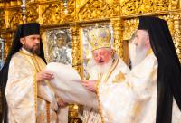 Preasfințitul Părinte Varlaam Ploieșteanul a citit Tomosul sinodal de proclamare a canonizării Sfintei Cuvioase Mucenițe Evloghia de la Samurcășești.