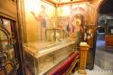 Racla cu sfintele moaște care se află în Biserica Sfântului Dimitrie din Tesalonic / Foto: Bogdan Zamfirescu Cinstitele moaște ale Sfântului Mare Mucenic Dimitrie, Izvorâtorul de mir