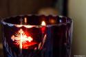 candelă aprinsă