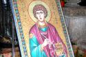 icoană cu Sfântul Mare Mucenic Pantelimon