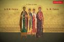 Sfinții Eustatie și Teopista cu cei doi fii, Agapie și Teopist