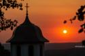 apus de soare la Mănăstirea Nicula