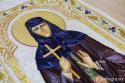 Veșmânt brodat pentru Sfânta Cuvioasă Muceniță Evloghia de la Samurcășești
