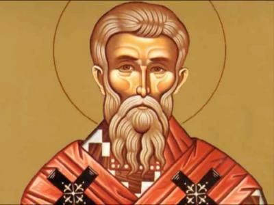 Troparul Sfântului Sfinţitului Mucenic Eutihie, Episcopul Melitinei (în limba greacă)