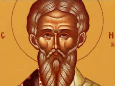 Troparul Sfântului Ierarh Nichifor, Patriarhul Constantinopolului (în limba greacă)