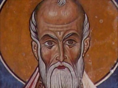 Troparul Sfântului Ierarh Ioan cel Milostiv, Patriarhul Alexandriei (în limba greacă)