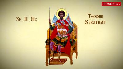 Troparul Sfântului Mare Mucenic Teodor Stratilat