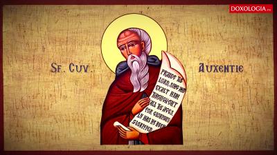 Troparul Sfântului Cuvios Auxenție Troparul Sfântului Cuvios Auxenție