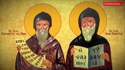 Troparul Sfinților Cuvioși Varsanufie cel Mare și Ioan Profetul