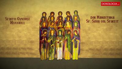 Sfinții Cuvioși Mucenici din Mănăstirea Sfântului Sava cel Sfințit Sfinții Cuvioși Mucenici din Mănăstirea Sfântului Sava cel Sfințit