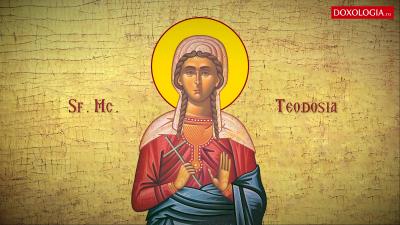 Troparul Sfintei Mucenițe Teodosia, fecioara