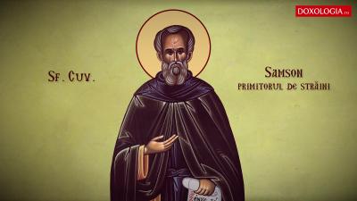 Troparul Sfântului Cuvios Samson, primitorul de străini