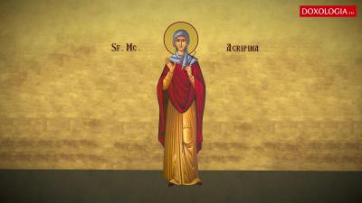 Troparul Sfintei Mucenițe Agripina