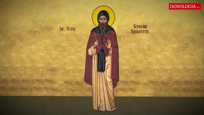 Troparul Sfântului Cuvios Ștefan Savaitul