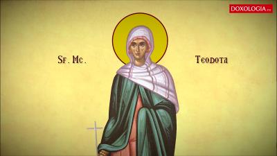 Sfânta Muceniță Teodota cu fiii săi