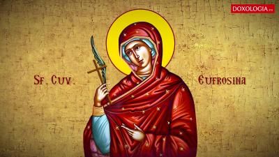 Troparul Sfintei Cuvioase Eufrosina