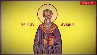Troparul Sfântului Cuvios Avramie