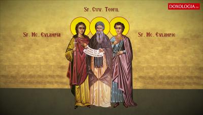 Troparul Sfinților Mucenici Evlampie și Evlampia, sora acestuia