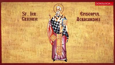 Troparul Sfântului Ierarh Grigorie, Episcopul Acragandiei