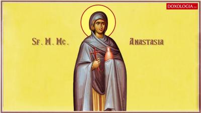 Troparul Sfintei Mari Mucenițe Anastasia Troparul Sfintei Mari Mucenițe Anastasia