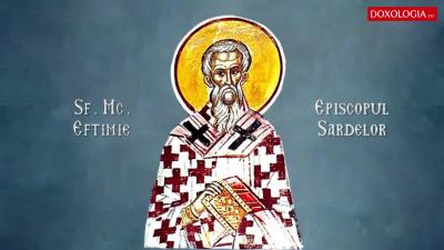 Troparul Sfântului Mucenic Eftimie, Episcopul Sardelor Troparul Sfântului Mucenic Eftimie, Episcopul Sardelor