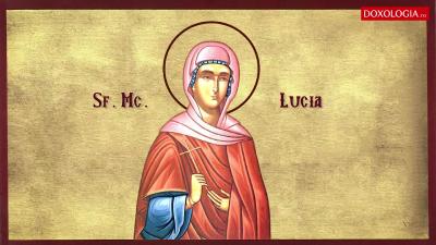 Troparul Sfintei Mucenițe Lucia, fecioara