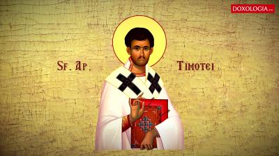 Troparul Sfântului Apostol Timotei