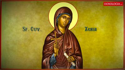 Troparul Sfintei Cuvioase Xenia