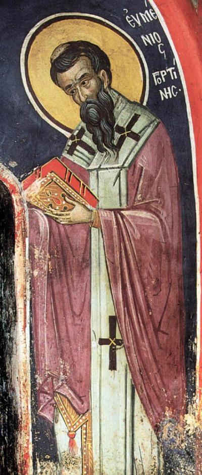 Sfântul Ierarh Eumenie, Episcopul Gortinei