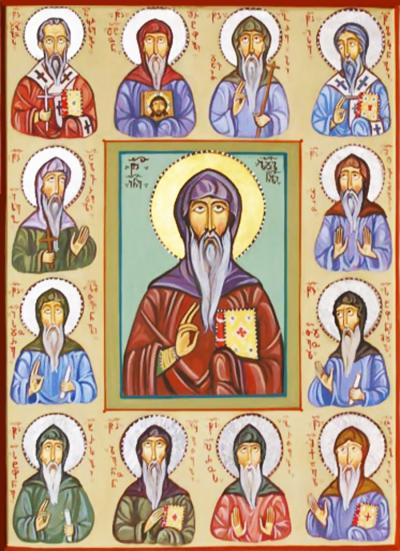 Cei 13 sfinți asirieni din Georgia