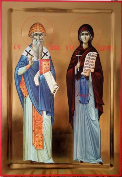 Sfânta Cuvioasă Parascheva și Sfântul Ierarh Spiridon