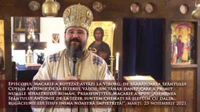 (Video) „Asemenea Sfântului Antonie de la Iezer suntem chemați să șlefuim cu dalta rugăciunii lui Iisus inima noastră împietrită!” – PS Macarie (Video) „Asemenea Sfântului Antonie de la Iezer suntem chemați să șlefuim cu dalta rugăciunii lui Iisus inima noastră împietrită!” – PS Macarie