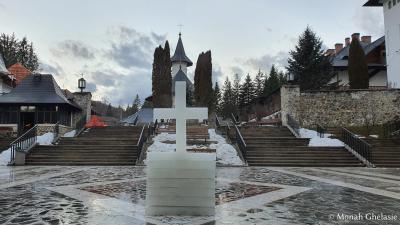 Foto: Monah Ghelasie (Foto) Praznicul Botezului Domnului la Mănăstirea Sihăstria – 6 ianuarie 2022