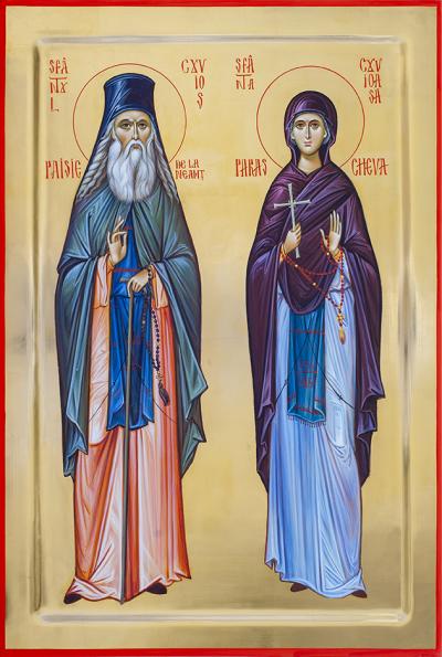 Sfânta Cuvioasă Parascheva și Sfântul Cuvios Paisie de la Neamț