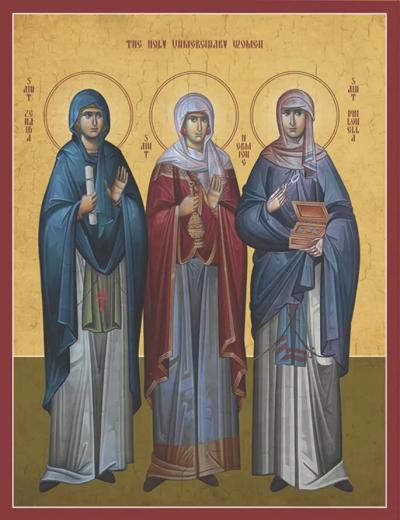 Sfintele Zenaida, Filonila și Ermioni