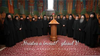 (Video) Corul Mănăstirii Sihăstria – „Hristos a înviat!”, glasul V