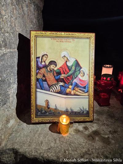 Înmormântarea Sfântului Mucenic Isidor