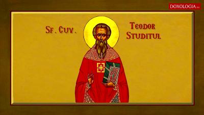 Troparul Sfântului Cuvios Teodor Studitul