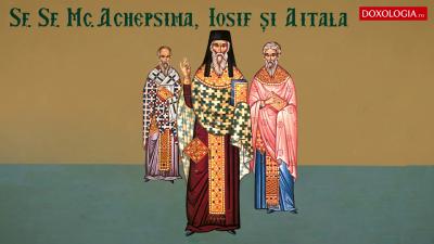 Troparul Sfinților Sfințiți Mucenici Achepsima episcopul, Iosif preotul și Aitala diaconul Troparul Sfinților Sfințiți Mucenici Achepsima episcopul, Iosif preotul și Aitala diaconul