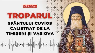 Troparul Sfântului Cuvios Calistrat de la Timișeni și Vasiova