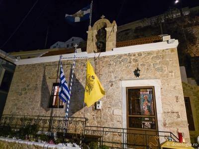 Popas la bisericuța „Panagia tou Glykiou” din Kalymnos
