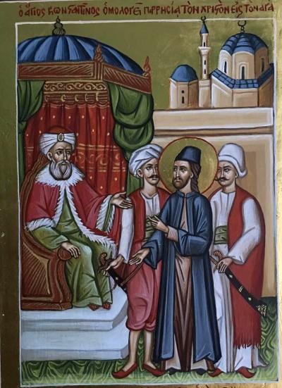 Sfântul Noul Mucenic Constantin din Rodos