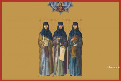 Sfintele Cuvioase Nazaria, Olimpiada și Elisabeta (Safta) Brâncoveanu de la Văratec