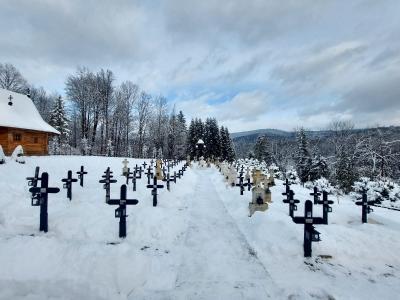 Tăcerea zăpezii la Sihăstria – frumusețea unei zile de februarie