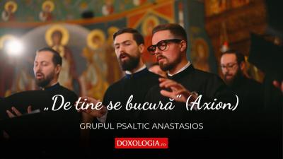 Axion la Liturghia Sfântului Vasile cel Mare, glas 5