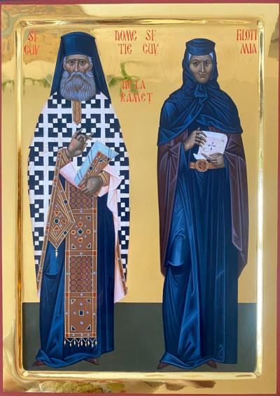 Sfântul Cuvios Dometie și Sfânta Cuvioasă Filotimia de la Râmeț