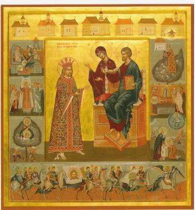 Ctitorii și scene din viața Sfântului Ștefan  cel Mare