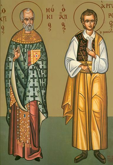 Sfântul Sfințit Mucenic Mochie și Sfântul Nou Mucenic Arghiros