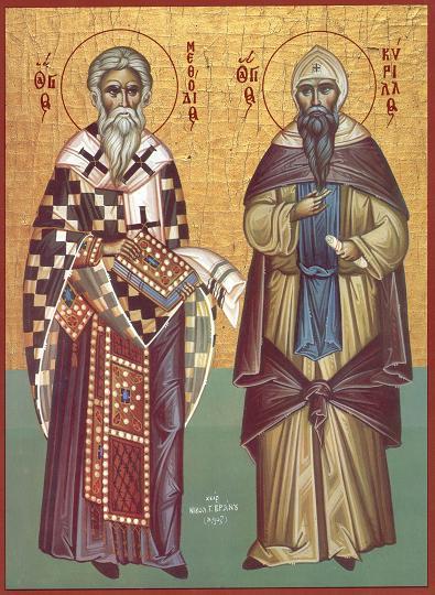 Sfinții Chiril și Metodie, apostolii slavilor